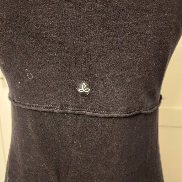 Prana Size Medium Black fit and flare dress with hood - Picture 6 of 7